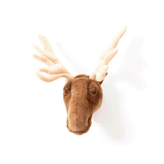 Alfred the Moose Wall Mounted Plush Head