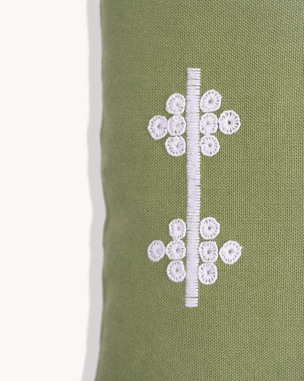 Jazmin Hand Embroidered Cushion Cover