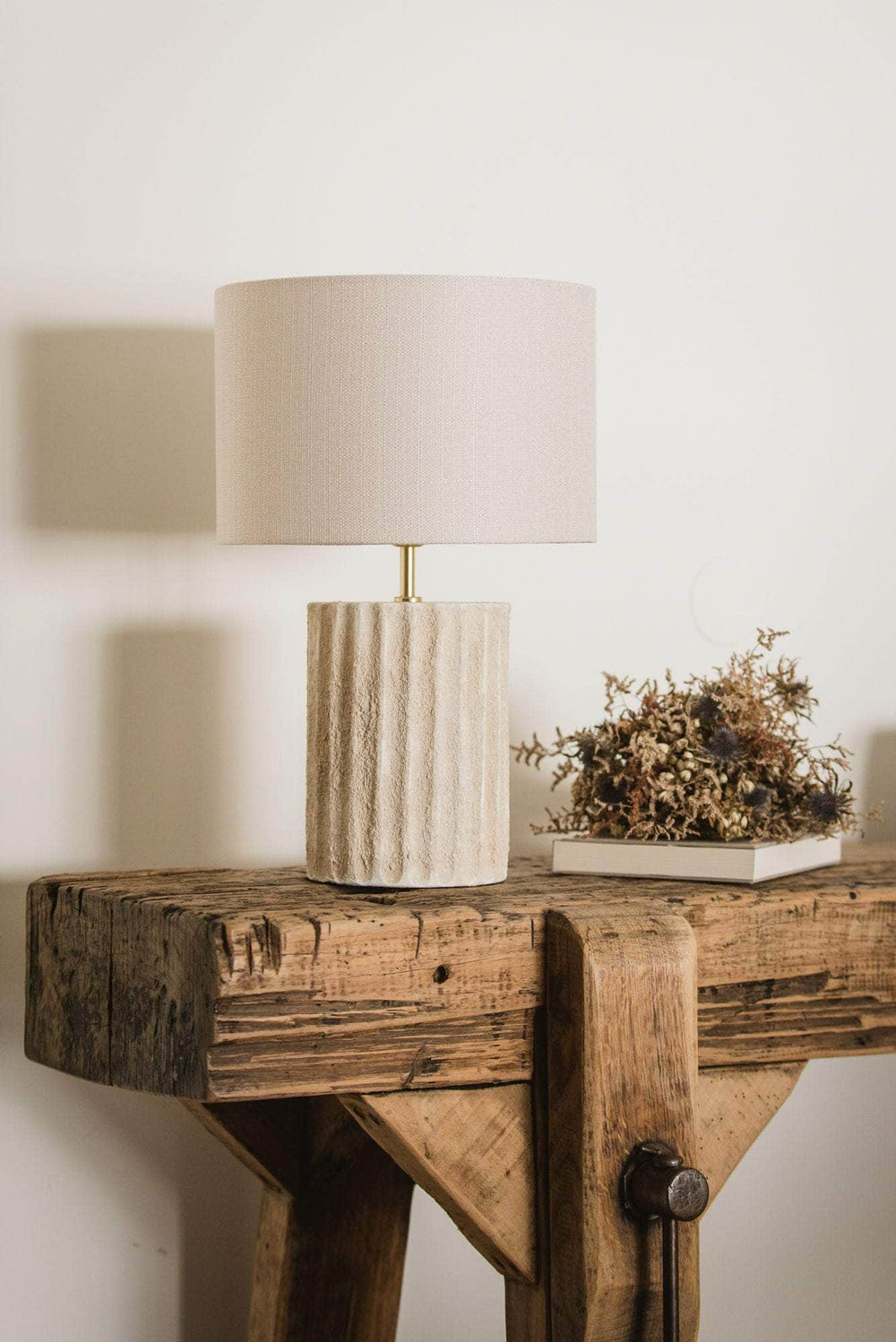 Bej Table Lamp