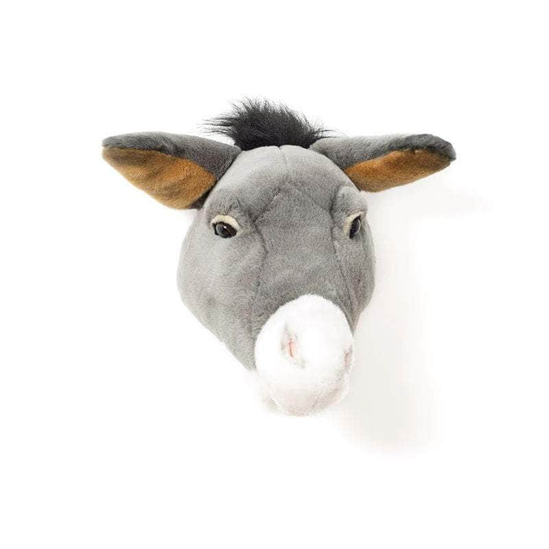 Francis the Donkey Wall Mounted Plush Head