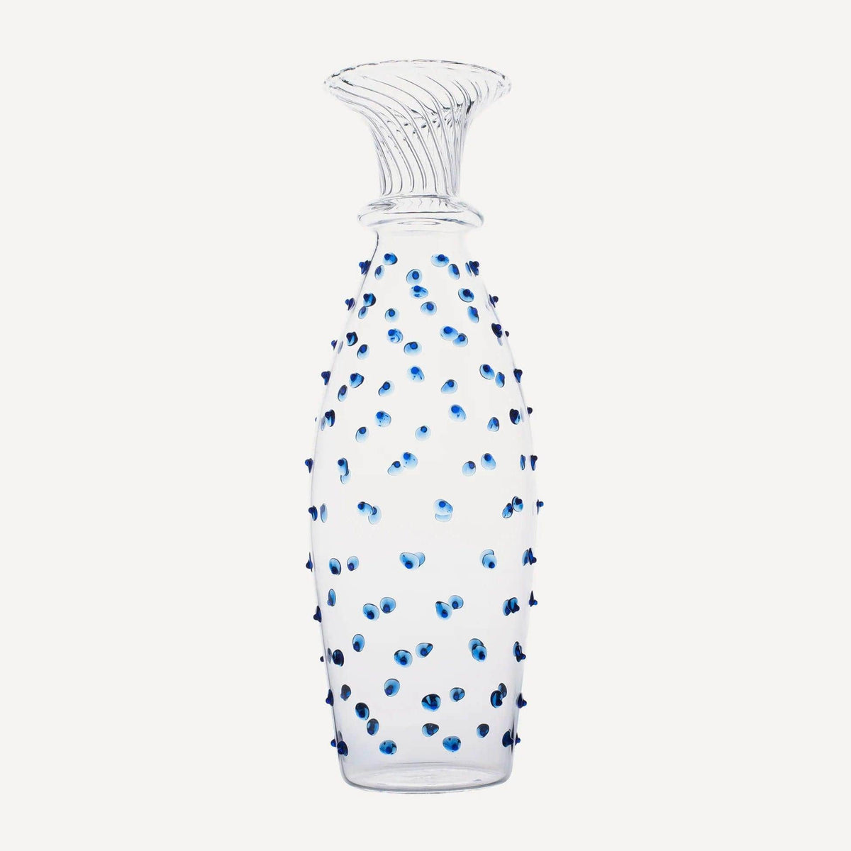 Issy Granger Blue Pom Glass Carafe