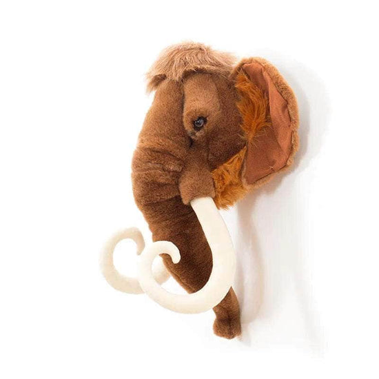 Arthur the Mammoth Wall Mounted Plush Head