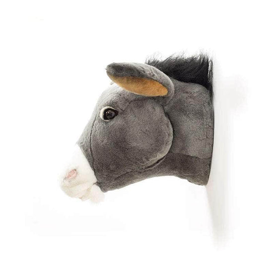 Francis the Donkey Wall Mounted Plush Head