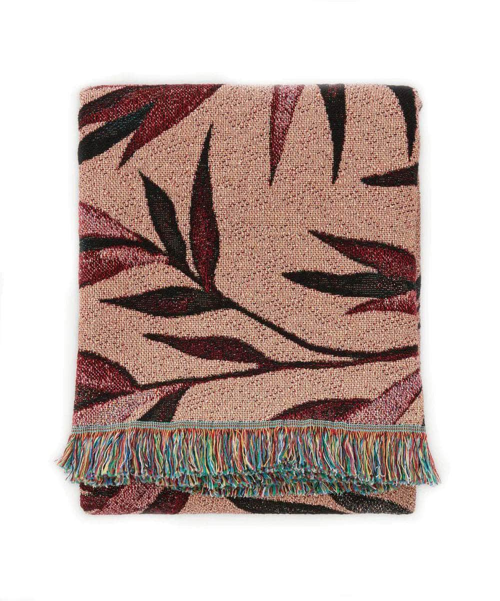 Growth (Blush) Recycled Cotton Woven Throw