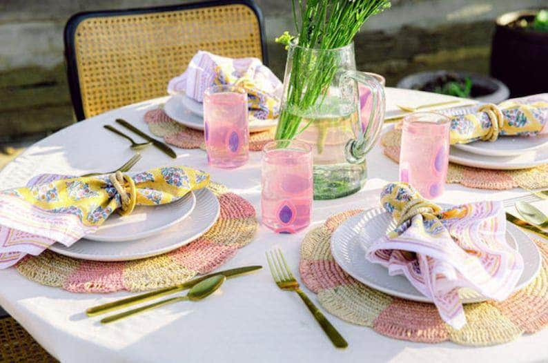 Pinwheel Pink Placemat