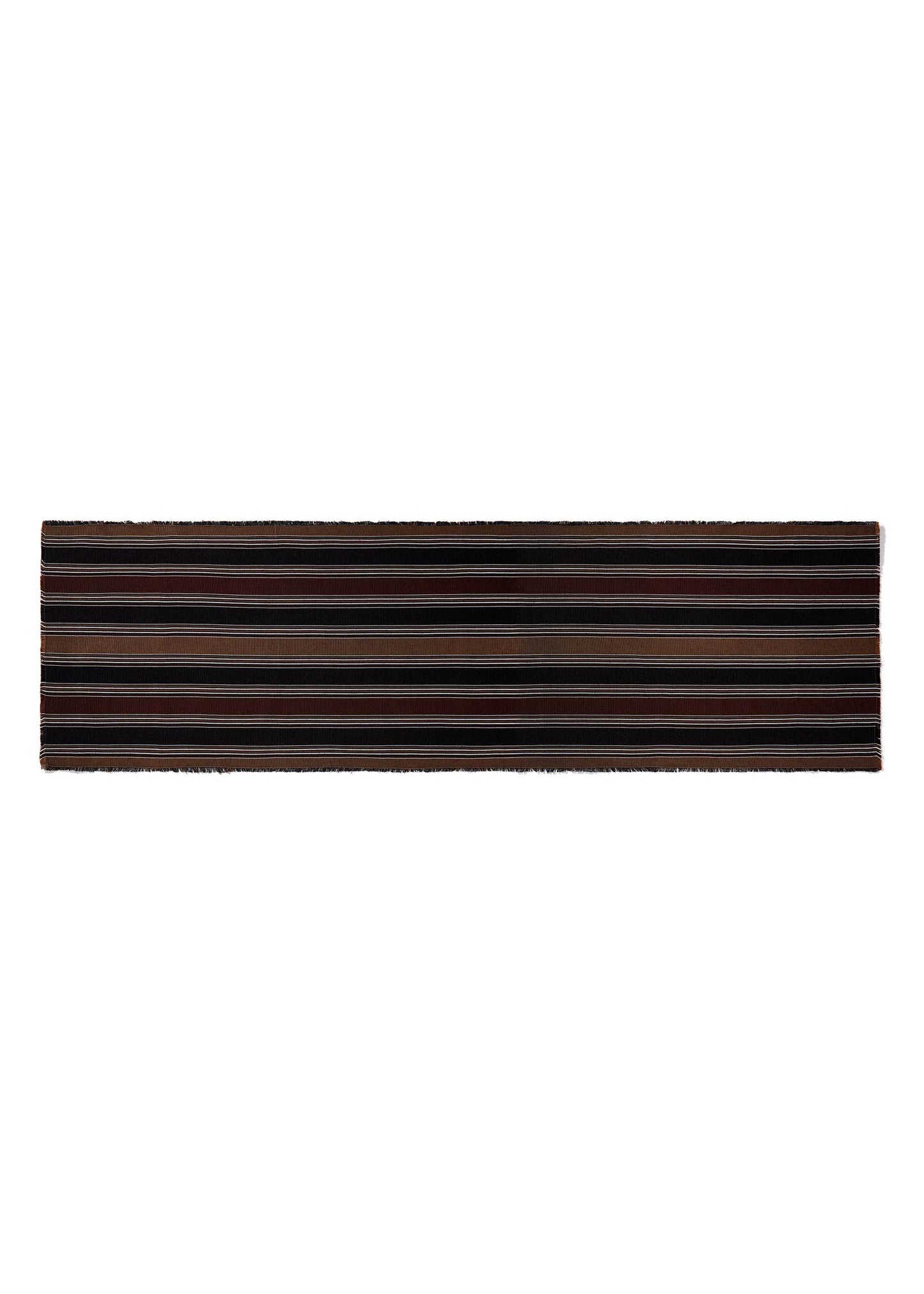 Garcia Striped Table Runner in Brown