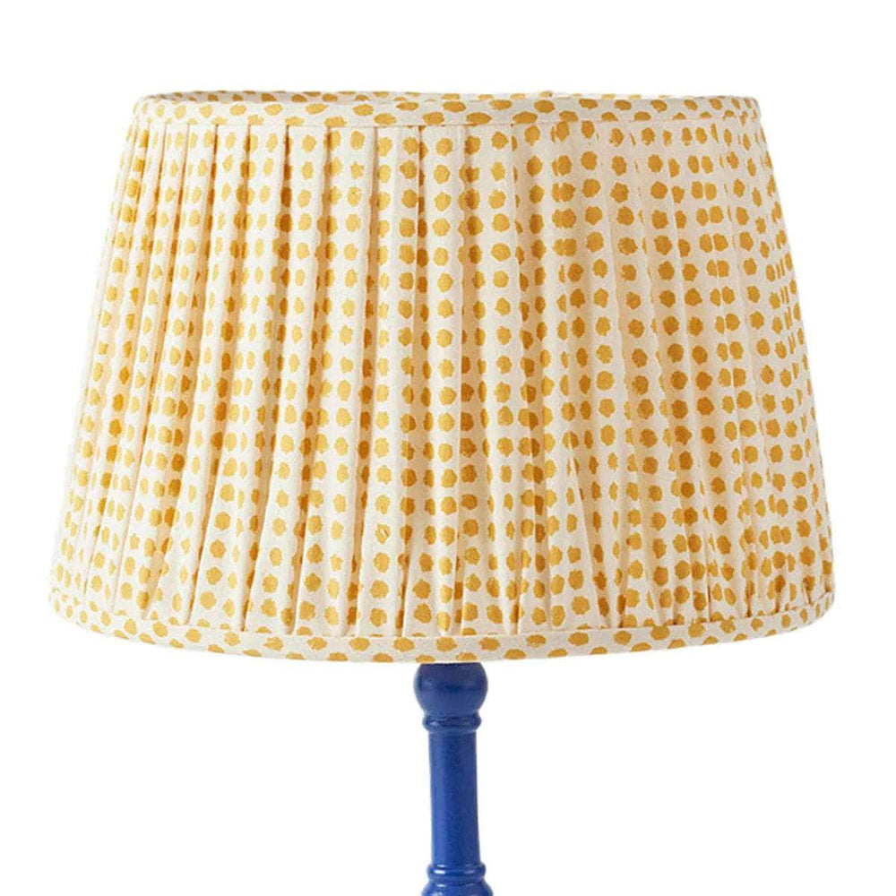 Seed Mustard Large Pleated Lampshade