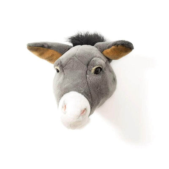 Francis the Donkey Wall Mounted Plush Head