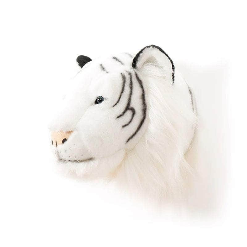 Albert the White Tiger Wall Mounted Plush Head