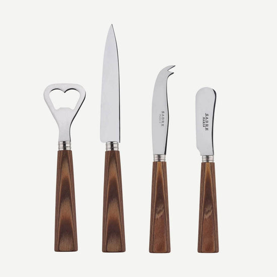 Natural 4 pc Gifting Cutlery Set | Light Laminated Wood