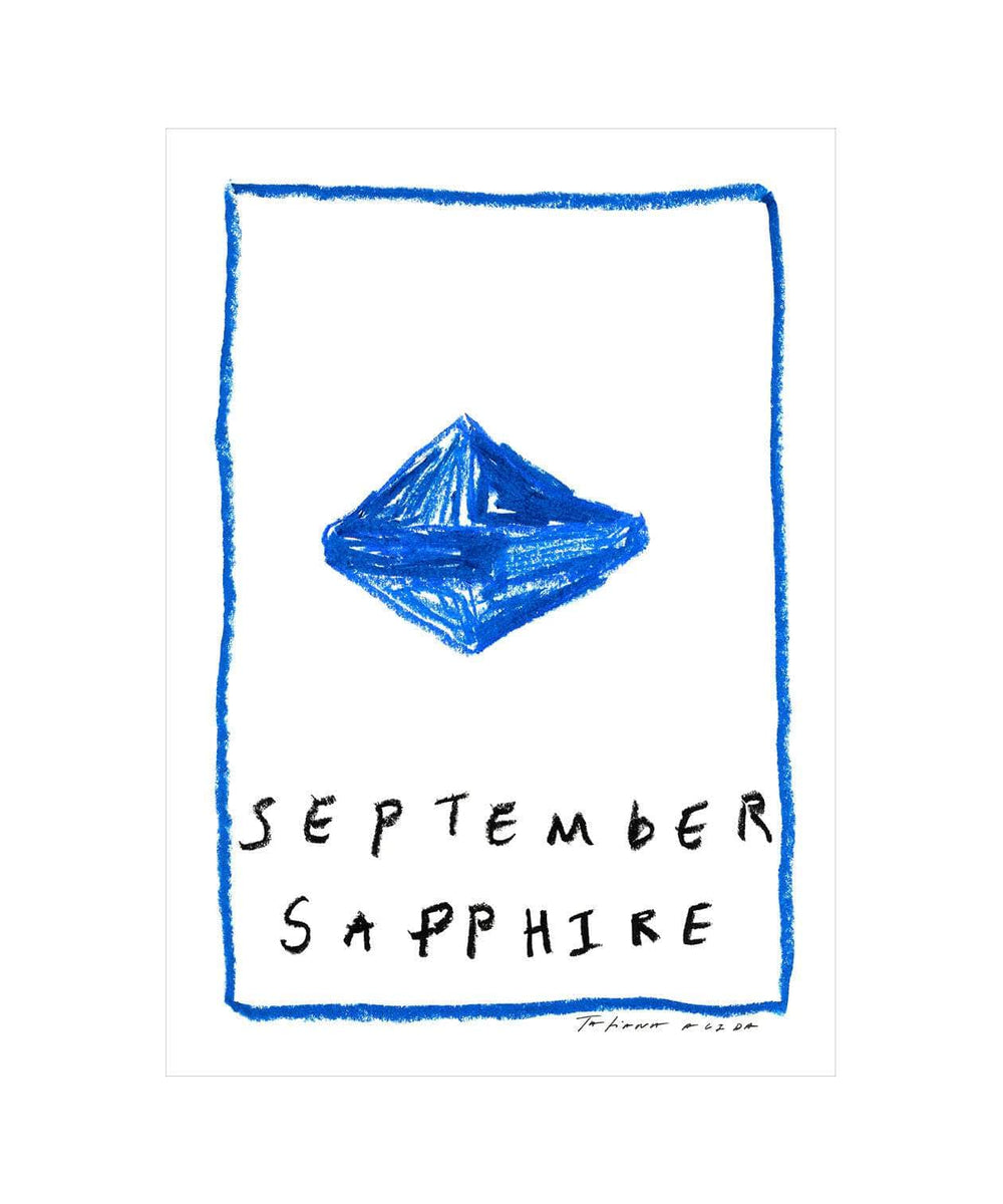 September Birthstone Art Print