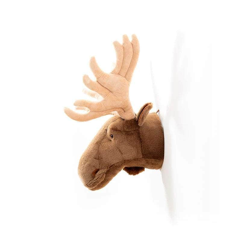 Alfred the Moose Wall Mounted Plush Head