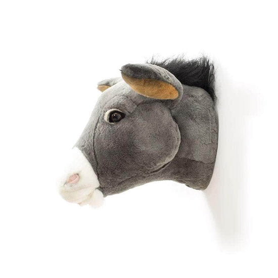 Francis the Donkey Wall Mounted Plush Head