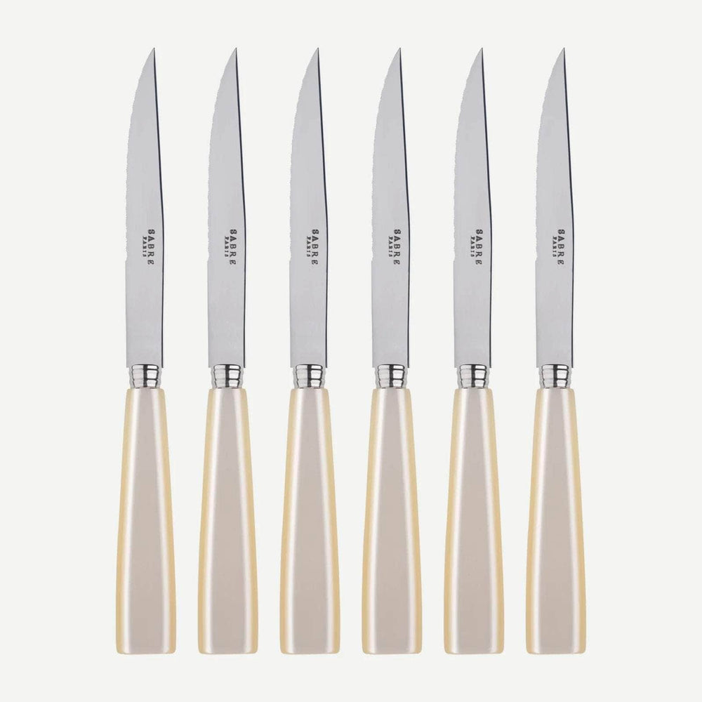 Icône 6 Steak Knife Set | Mother-of-Pearl