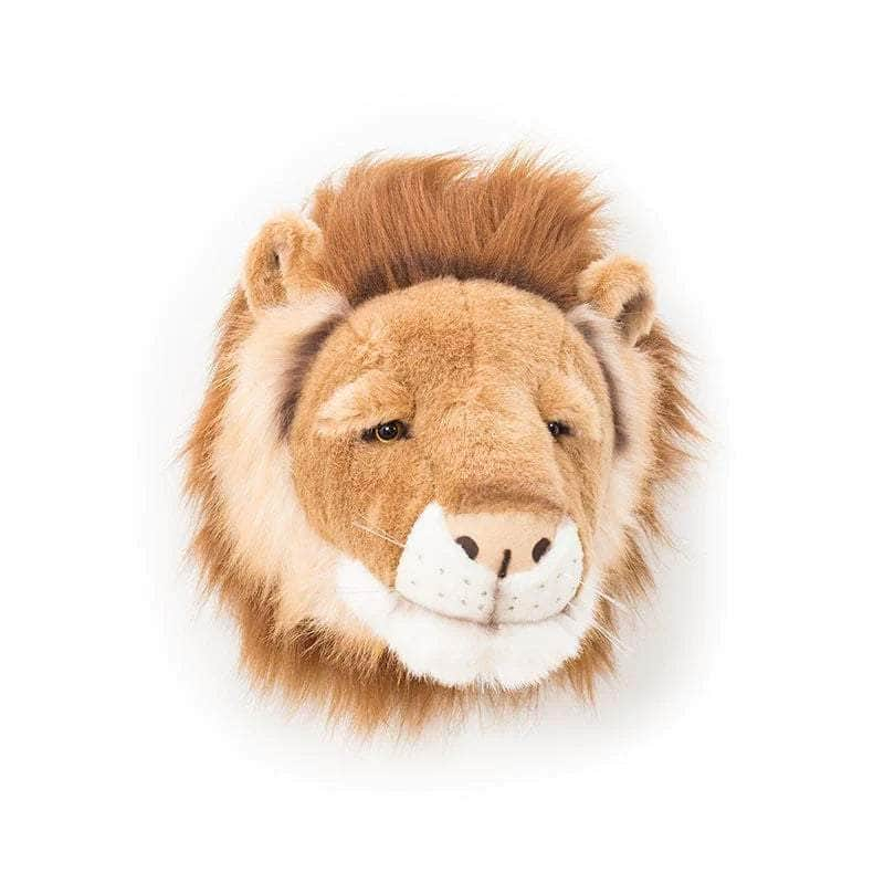 Cesar the Lion Wall Mounted Plush Head