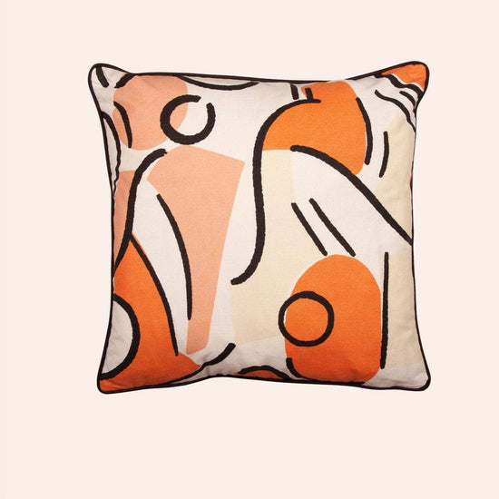 Orpha Cushion, Tangerine