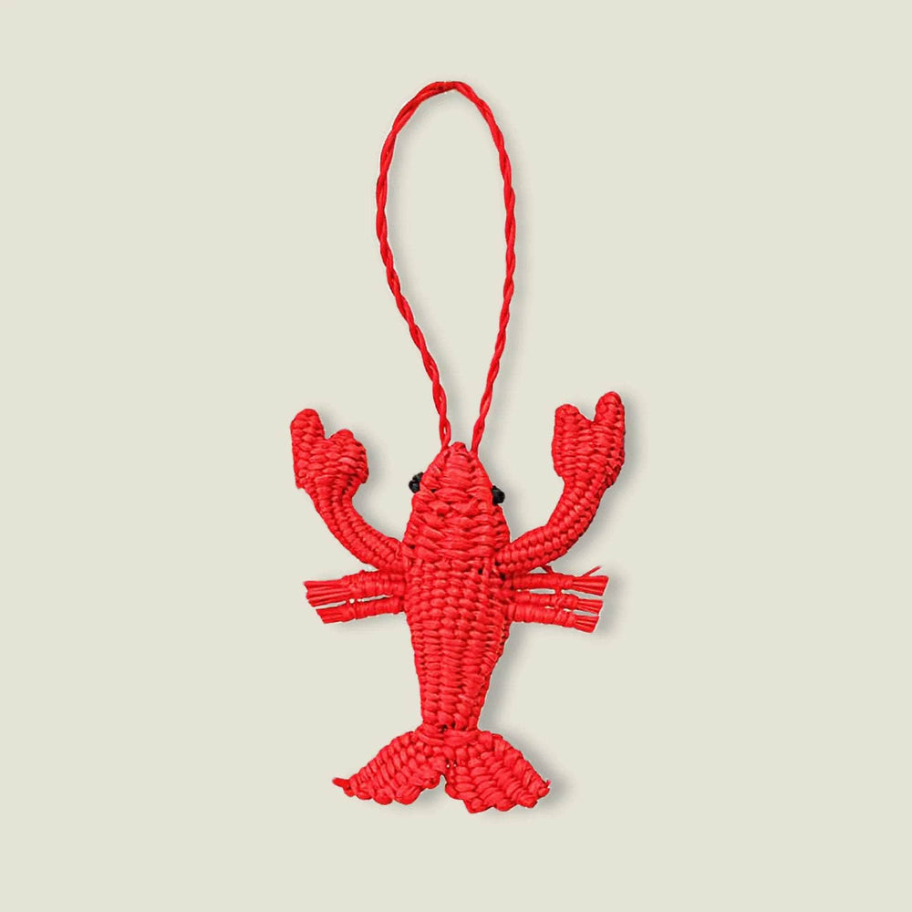 Palmito Woven Lobster Baubles (Set of 4)