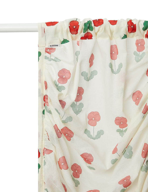 Child's Bedroom Viola Flower Print Austrian Shade