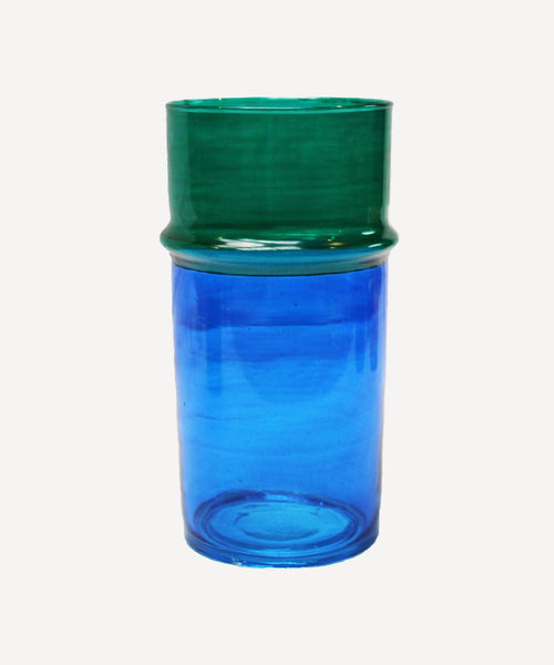 Beldi Large Vase | Blue and Green