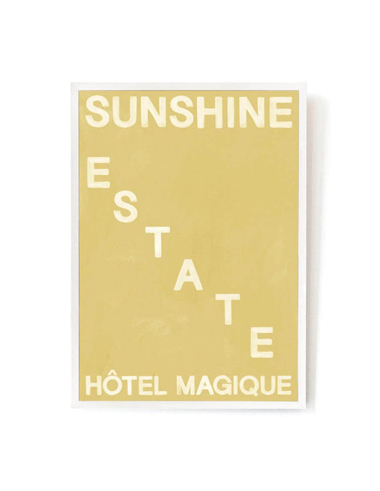 Sunshine Estate Art Print