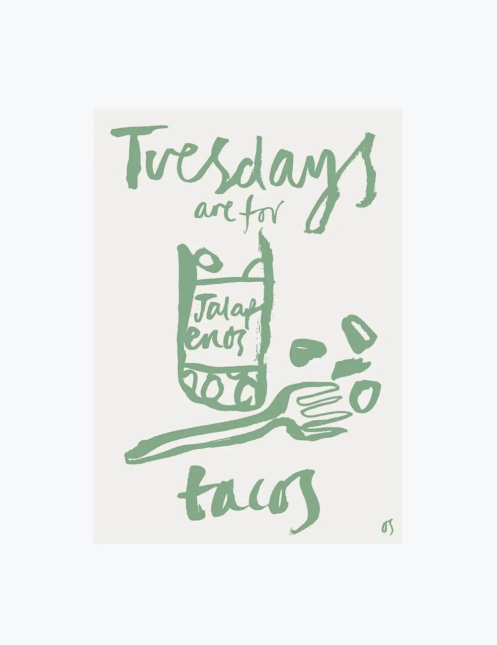 Tuesday | Wall Art Print