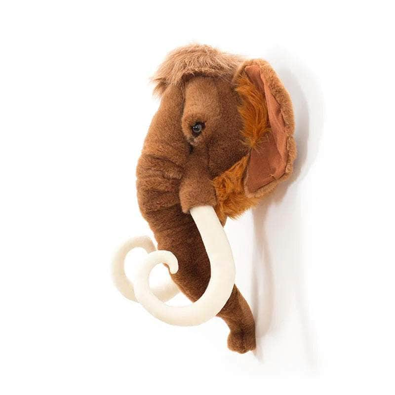 Arthur the Mammoth Wall Mounted Plush Head