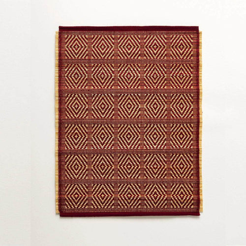 Kaya Place Mats | Set of 4 |  Maroon