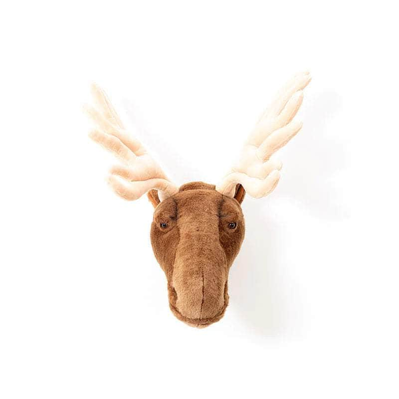 Alfred the Moose Wall Mounted Plush Head