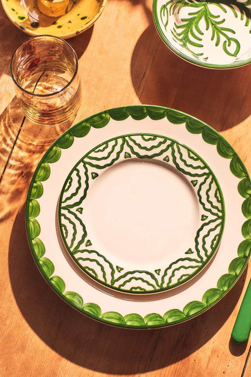 Green Tabla Dinner Plate