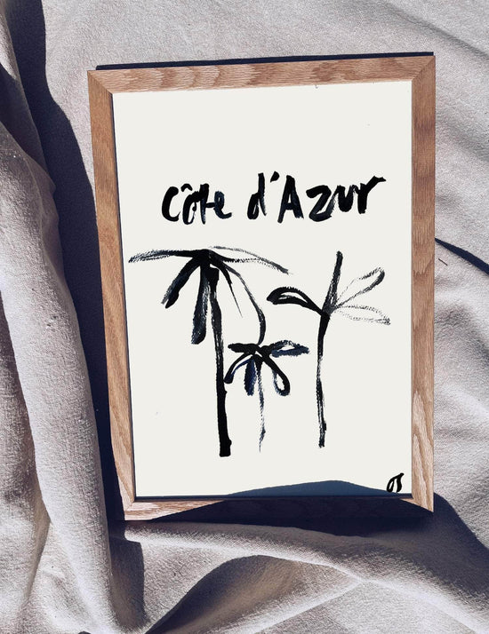 Côte d'Azur | Wall Art Print