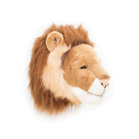 Cesar the Lion Wall Mounted Plush Head