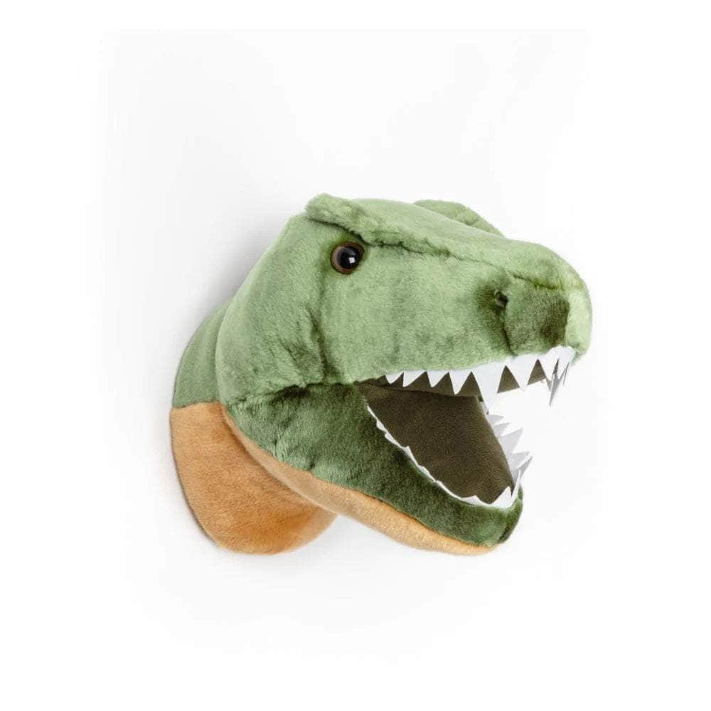 Hendrik the T-Rex Wall Mounted Plush Head