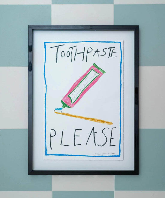 Toothpaste Please Art Print