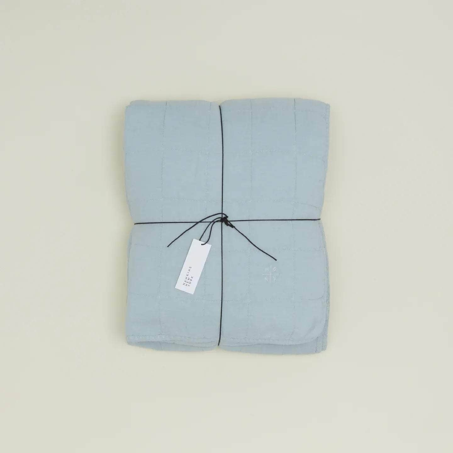 Simple Linen Quilt - Sky