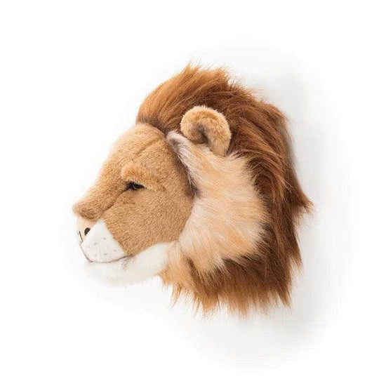 Cesar the Lion Wall Mounted Plush Head