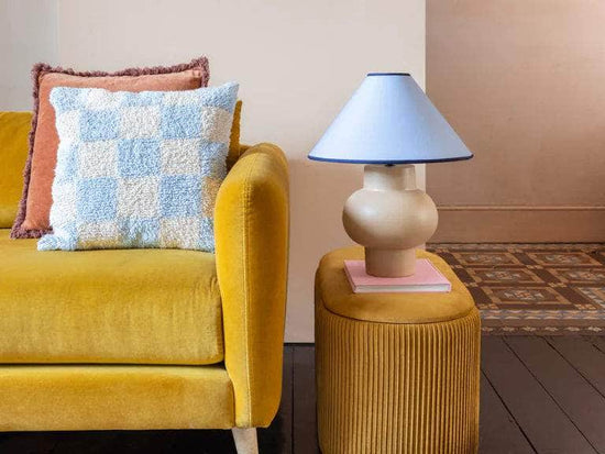 Blue cone lampshade