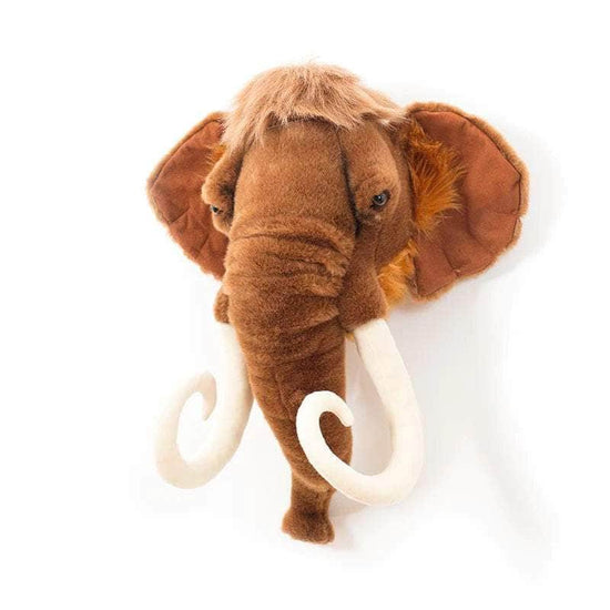 Arthur the Mammoth Wall Mounted Plush Head