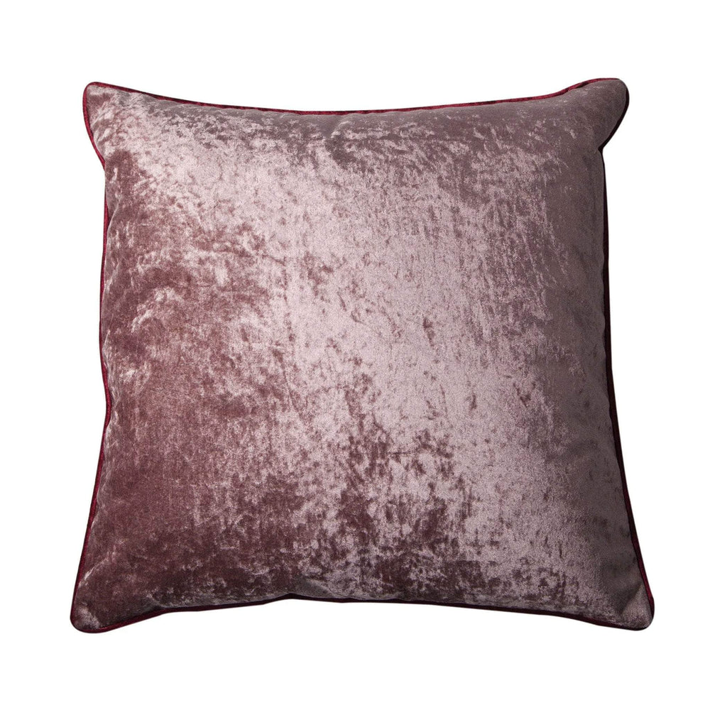 Berry & Rose Taupe Velvet Cushion