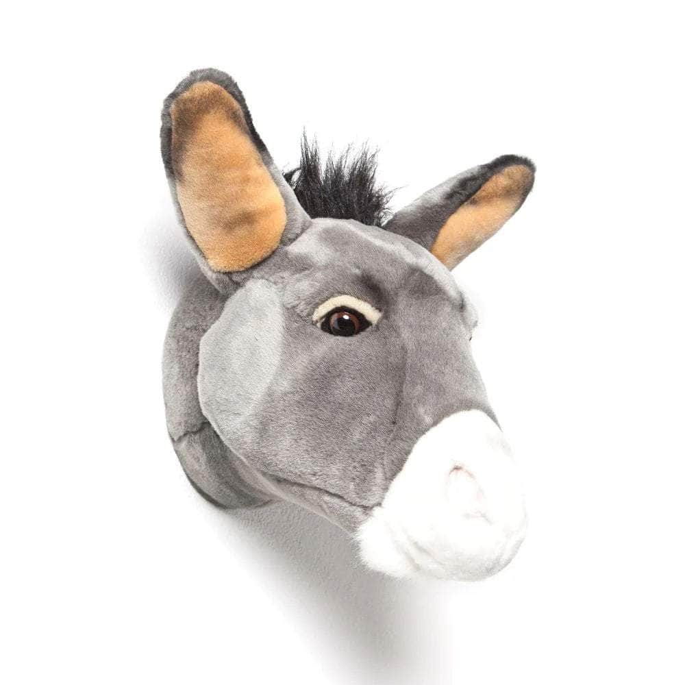 Francis the Donkey Wall Mounted Plush Head