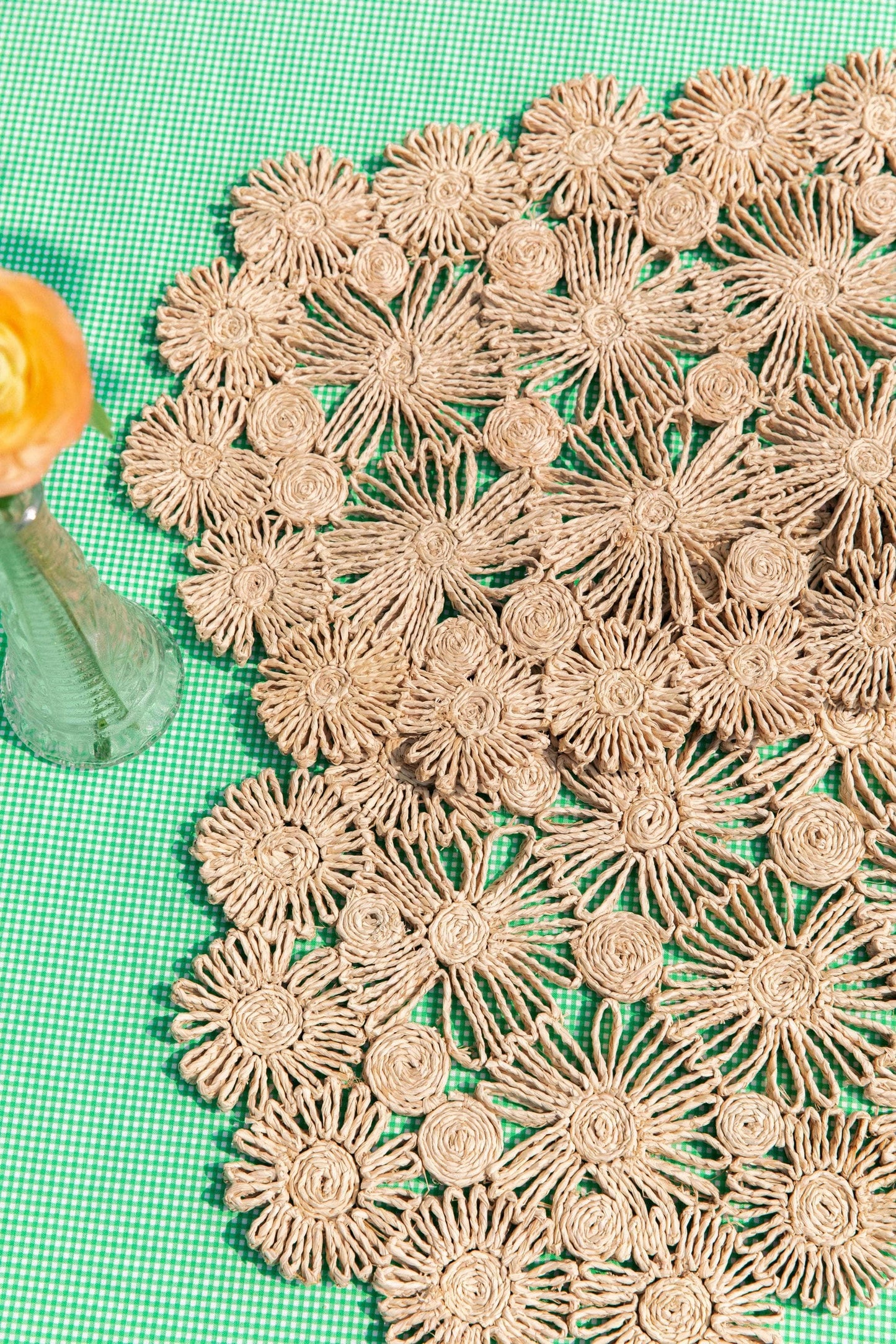 Fleur Raffia Placemat