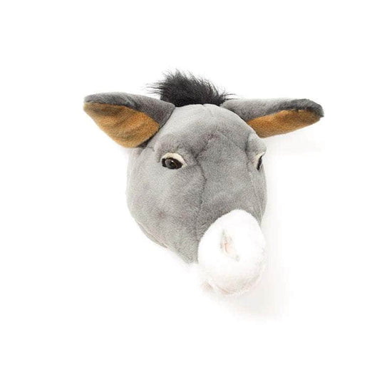 Francis the Donkey Wall Mounted Plush Head