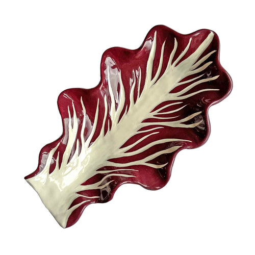 Giant Radicchio Leaf Serving Dish